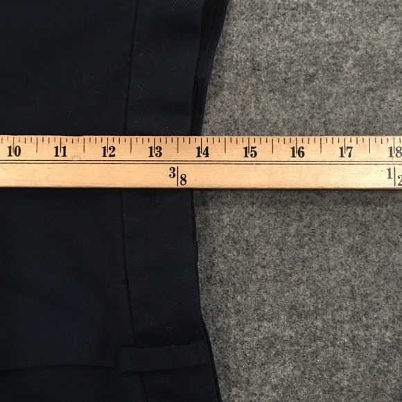 Brooks Brothers Men 40x32 Dress Pants Blue Advantage Chino Elliot Pleated Cotton - Picture 10 of 13